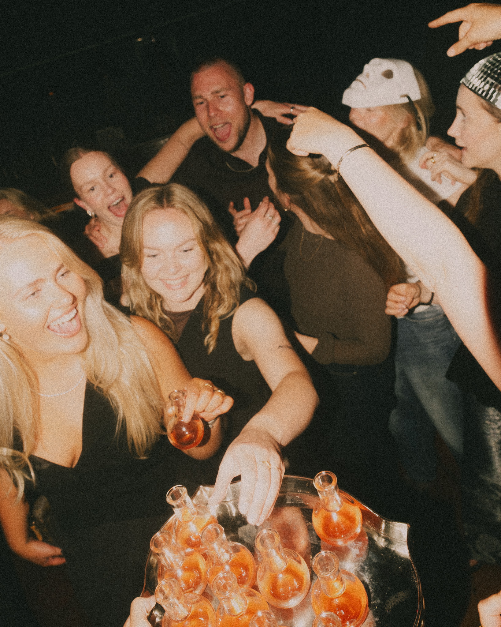 Guests celebrating at Absurd